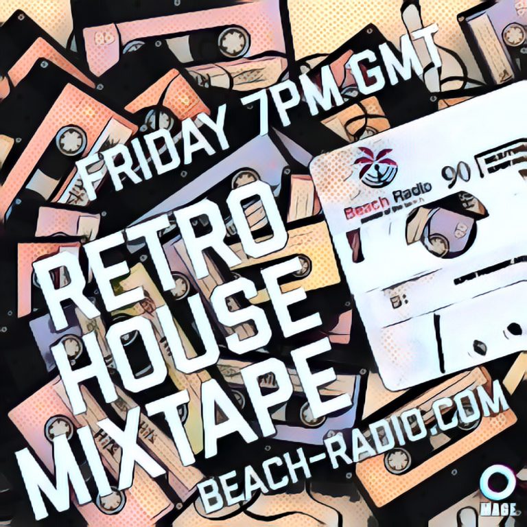 Retro House Mixtape - Comic Book Style Logo